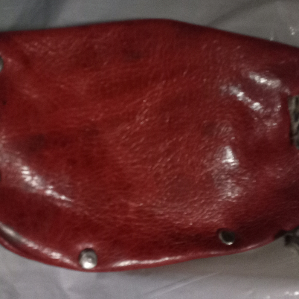Red Leather Handbag